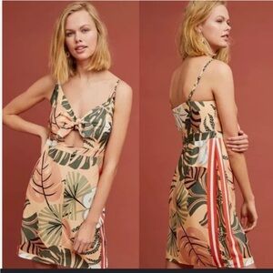 NWT Farm Rio Palm Mini Dress XL